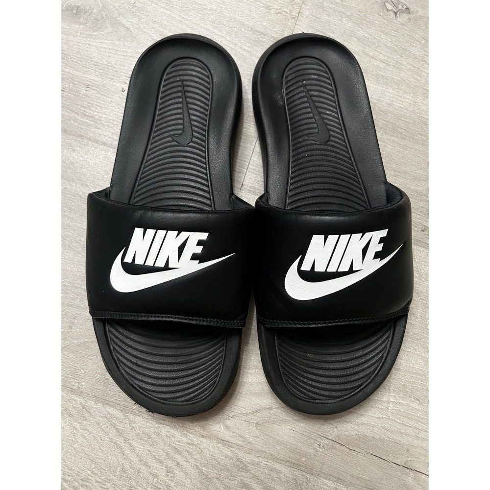 Nike Victori One Slide Sandals Black/White Men's US 10 CN9677-005